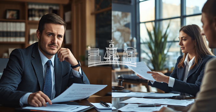 Solicitor discussing funding options with a client