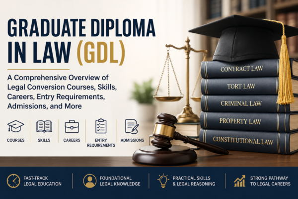 Graduate Diploma in Law (GDL): A Comprehensive Overview of Legal Conversion Courses, Skills, Careers, Entry Requirements,  Admissions, and More  info