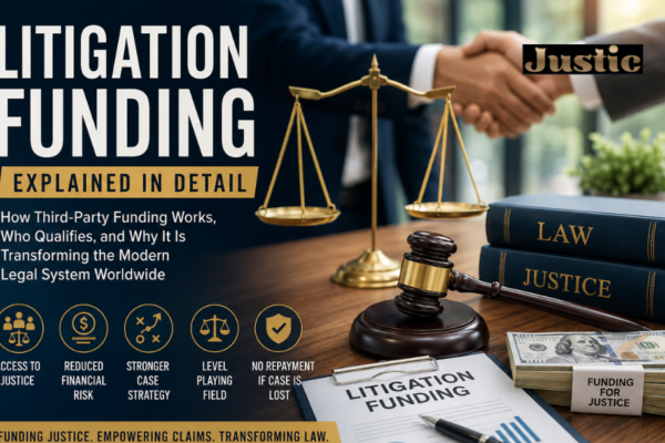 Litigation Funding Explained in Detail: How Third-Party Funding Works, Who Qualifies, and Why It Is Transforming the Modern Legal System Worldwide