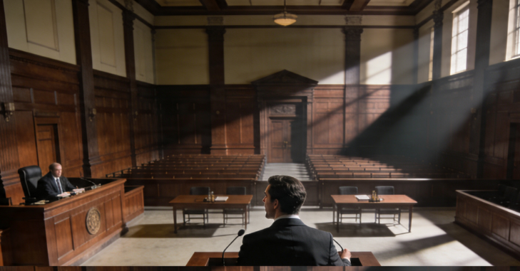 Case papers assembled by a prosecuting solicitor
