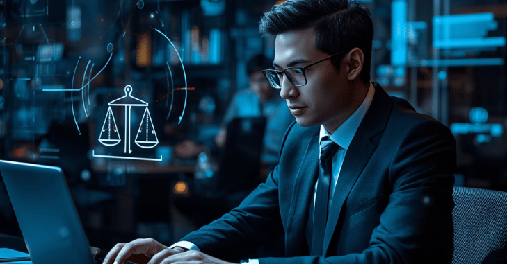 Technology lawyer advising a software business