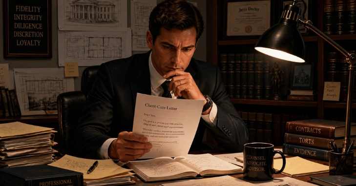 Read the Client-Care Letter Before You Agree to Anything