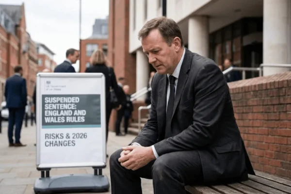 Suspended Sentence in the UK: England and Wales Rules, Risks, and 2026 Changes
